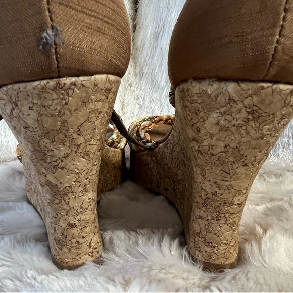 Fioni Braided Multi-Color Wedges - Picture 13 of 14